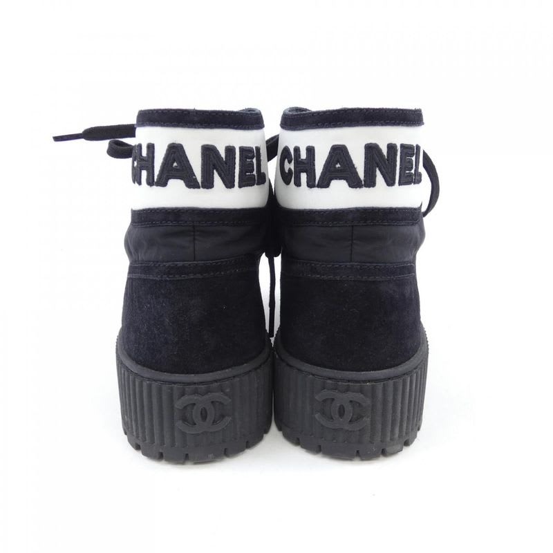 Chanel Lace Up Sneakers