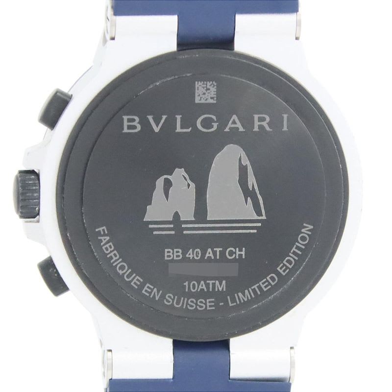 Bvlgari Aluminum Chronograph Capri Limited Bb40 Atch Automatic