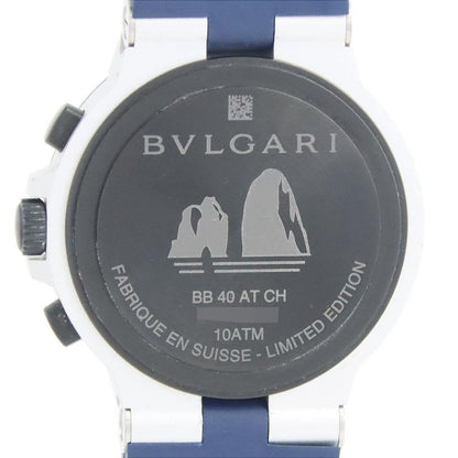 Bvlgari Aluminum Chronograph Capri Limited Bb40 Atch Automatic