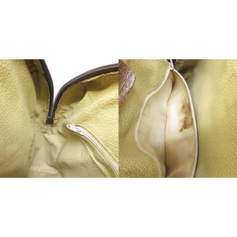 Gucci Old Sherry Line GG Plus Mini Boston Bag Handbag Interlocking Logo Plate