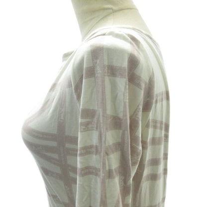Hermes Margiela Period Cut And Sew Bolduc Pattern Ribbon Long Sleeve
