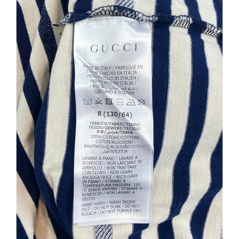 Gucci Short Sleeve Border T-Shirt Kids Size 8