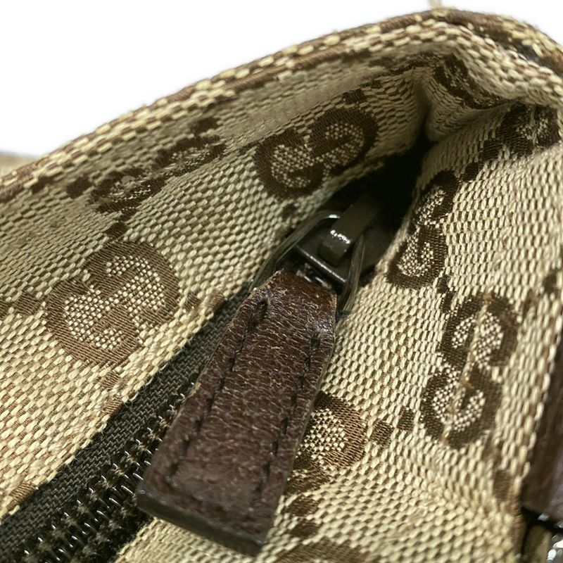 Gucci Shoulder Bag GG Pattern Sherry (web) 146309 Dark Brown X Beige X Multi