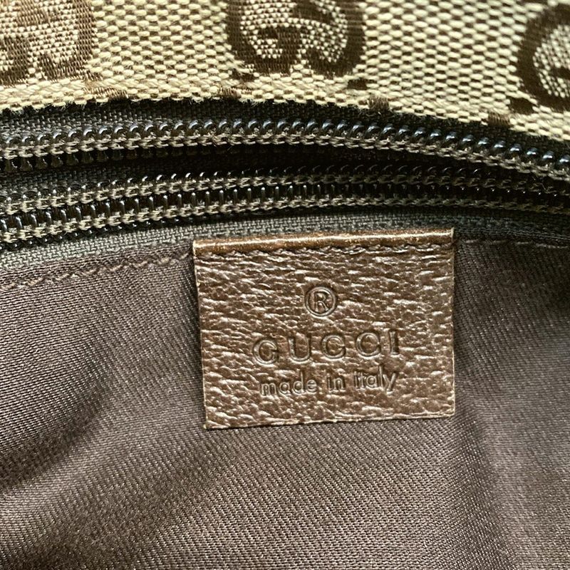 Gucci Shoulder Bag GG Pattern Sherry (web) 146309 Dark Brown X Beige X Multi