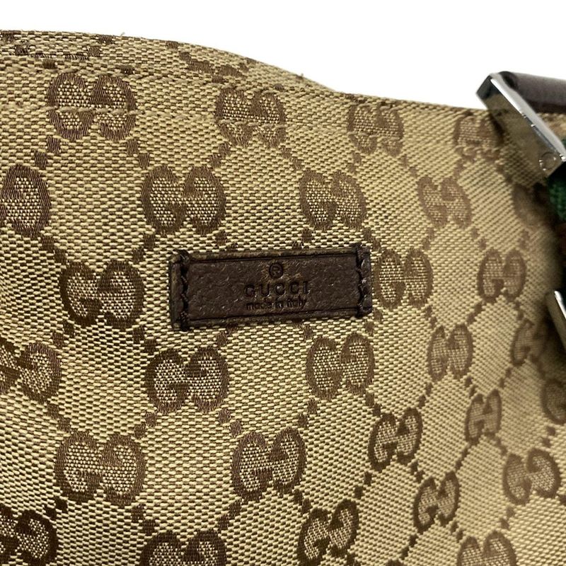 Gucci Shoulder Bag GG Pattern Sherry (web) 146309 Dark Brown X Beige X Multi