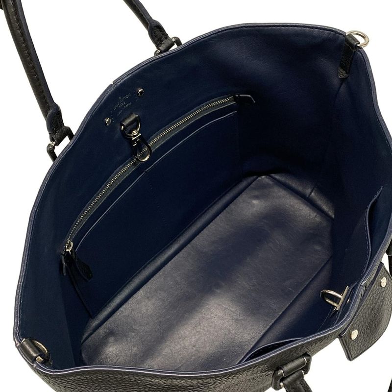 Louis Vuitton Tote Bag Parnasea Pernelle M54778 Noir Black Leather