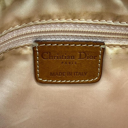 Dior Christian Dior Shoulder Bag Trotter Romantic Ivory X Beige X Brown Leather