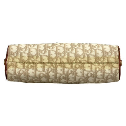 Dior Christian Dior Shoulder Bag Trotter Romantic Ivory X Beige X Brown Leather