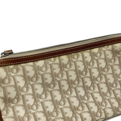 Dior Christian Dior Shoulder Bag Trotter Romantic Ivory X Beige X Brown Leather