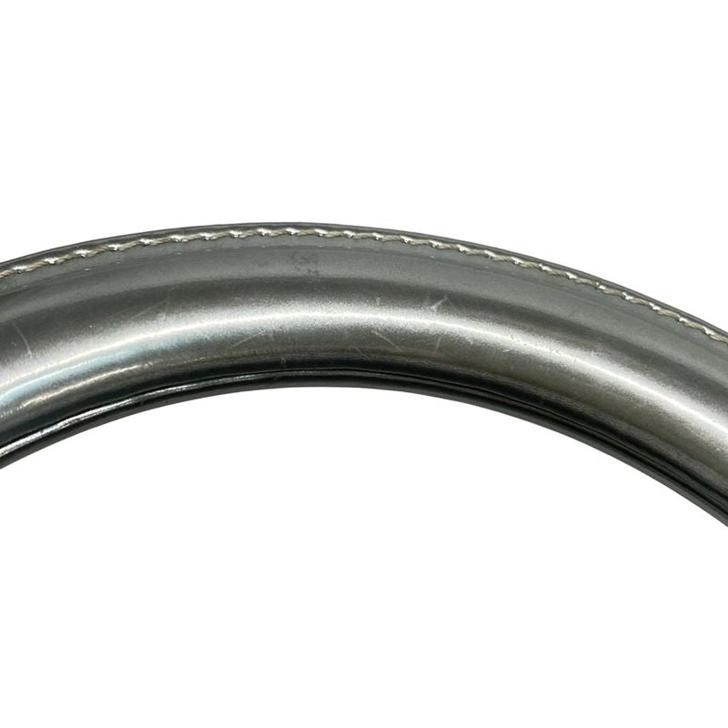 DIOR Christian Dior Handbag B Dior Dark Navy X Silver Leather