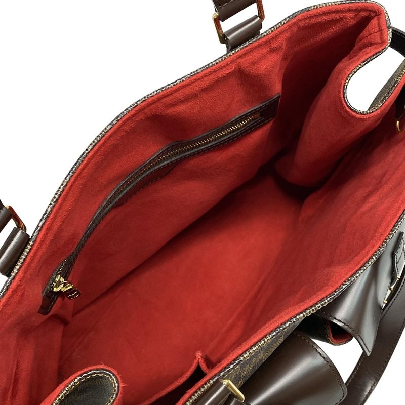 Louis Vuitton Tote Bag Damier Uzes N51128 Ebene