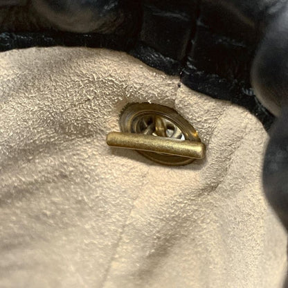 Gucci Shoulder Bag Ggmarmont Mini Bucket Bag 575163 Black Chain Shoulder