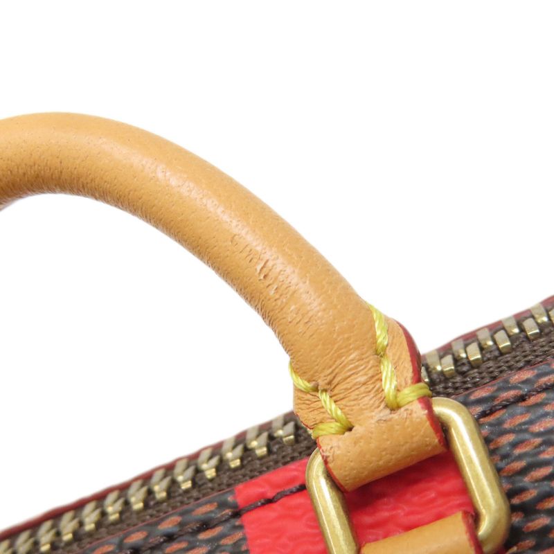 Louis Vuitton M01692 Pouch Damier Pop Mini Speedy Accessory Pouch Damier Canvas