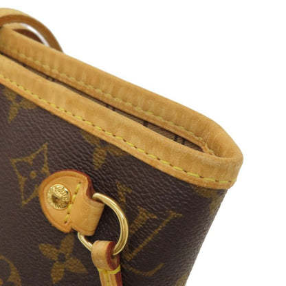 Louis Vuitton M40155 Neverfull PM Handbag Monogram Canvas Women's