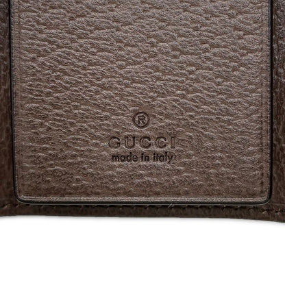 Gucci Key Case GG Supreme 6 Rows Key Holder Beige Brown