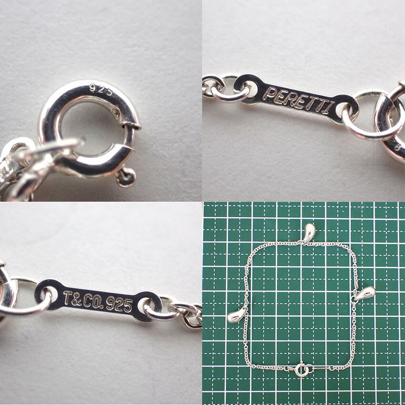 Tiffany & Co 925 Teardrop 3 pc Bracelet