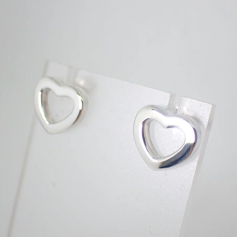 Tiffany & Co 925 Metro Heart Earrings