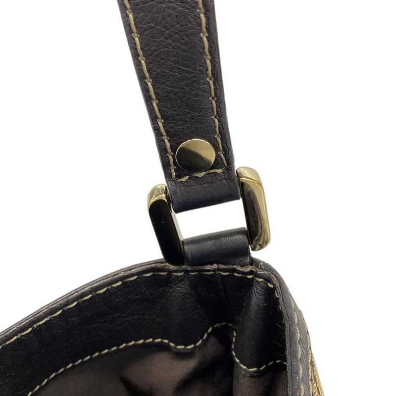 Gucci Shoulder Bag GG Sherry 233608 Beige X Dark Brown X Multi Leather