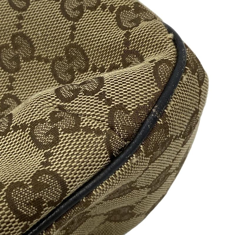 Gucci Shoulder Bag GG Sherry 233608 Beige X Dark Brown X Multi Leather