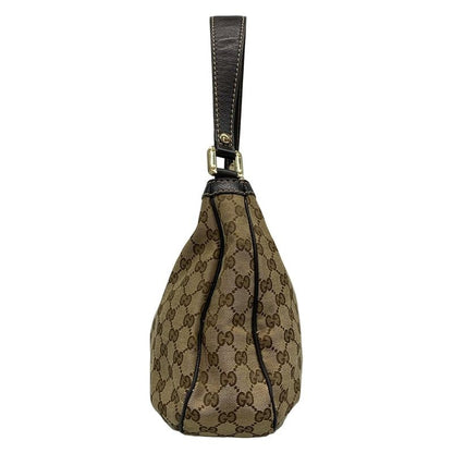 Gucci Shoulder Bag GG Sherry 233608 Beige X Dark Brown X Multi Leather