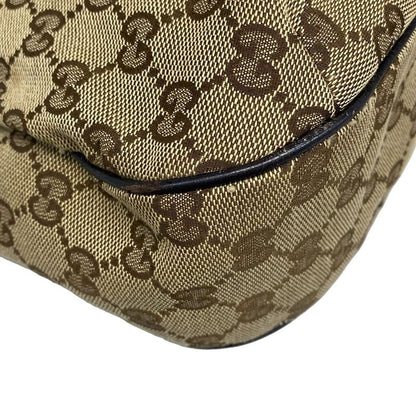 Gucci Shoulder Bag GG Sherry 233608 Beige X Dark Brown X Multi Leather