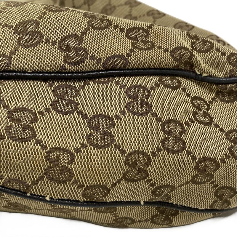 Gucci Shoulder Bag GG Sherry 233608 Beige X Dark Brown X Multi Leather