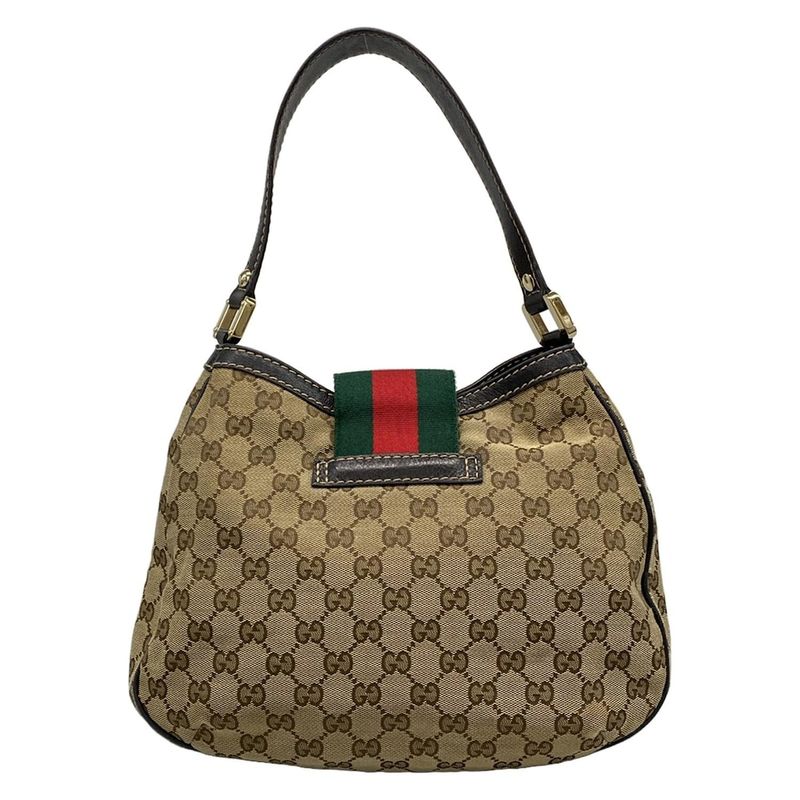 Gucci Shoulder Bag GG Sherry 233608 Beige X Dark Brown X Multi Leather