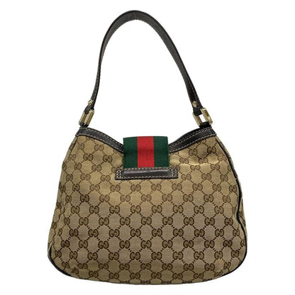 Gucci Shoulder Bag GG Sherry 233608 Beige X Dark Brown X Multi Leather