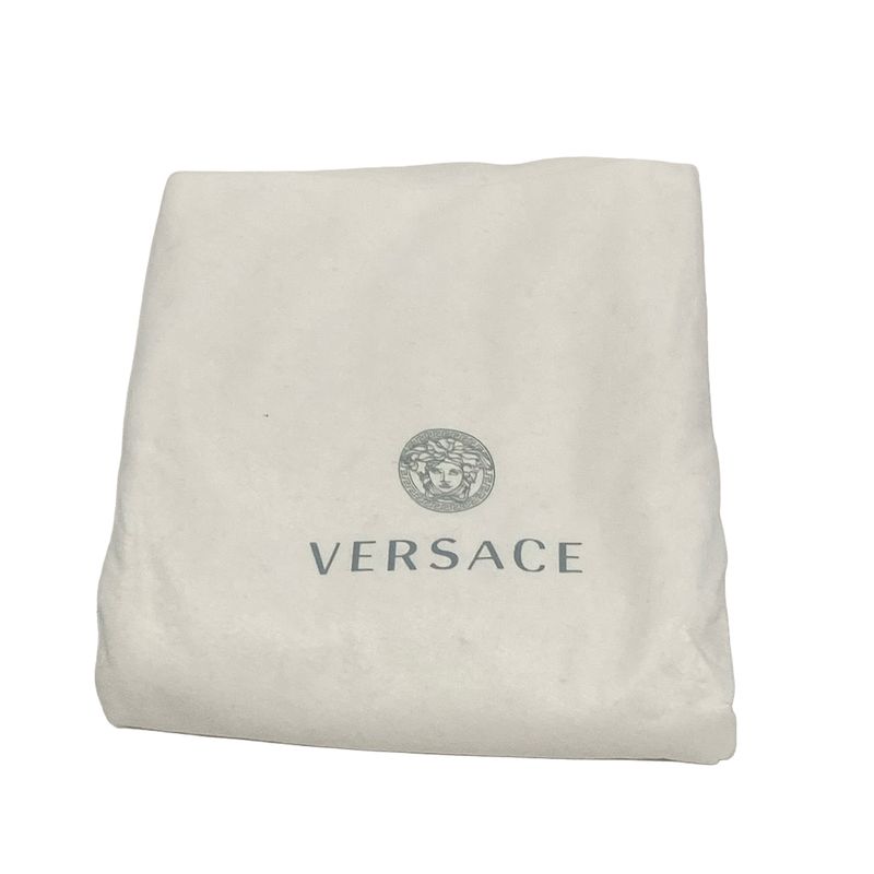 Versace Backpack Sac Medusa Green X Black Leather
