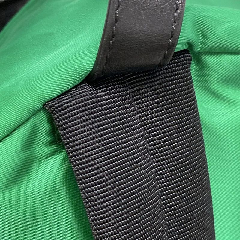 Versace Backpack Sac Medusa Green X Black Leather