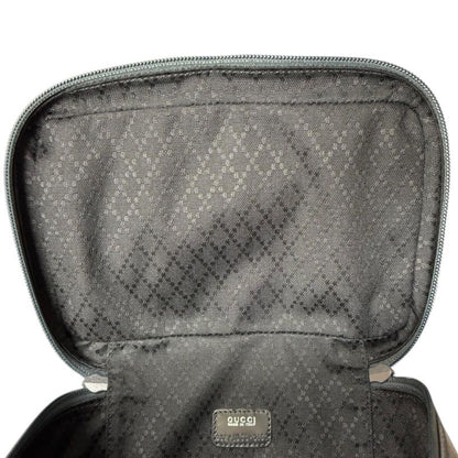 Gucci Vanity Bag Bamboo Handbag Nylon 032・1956・0150 Black Ladies Gucci Used