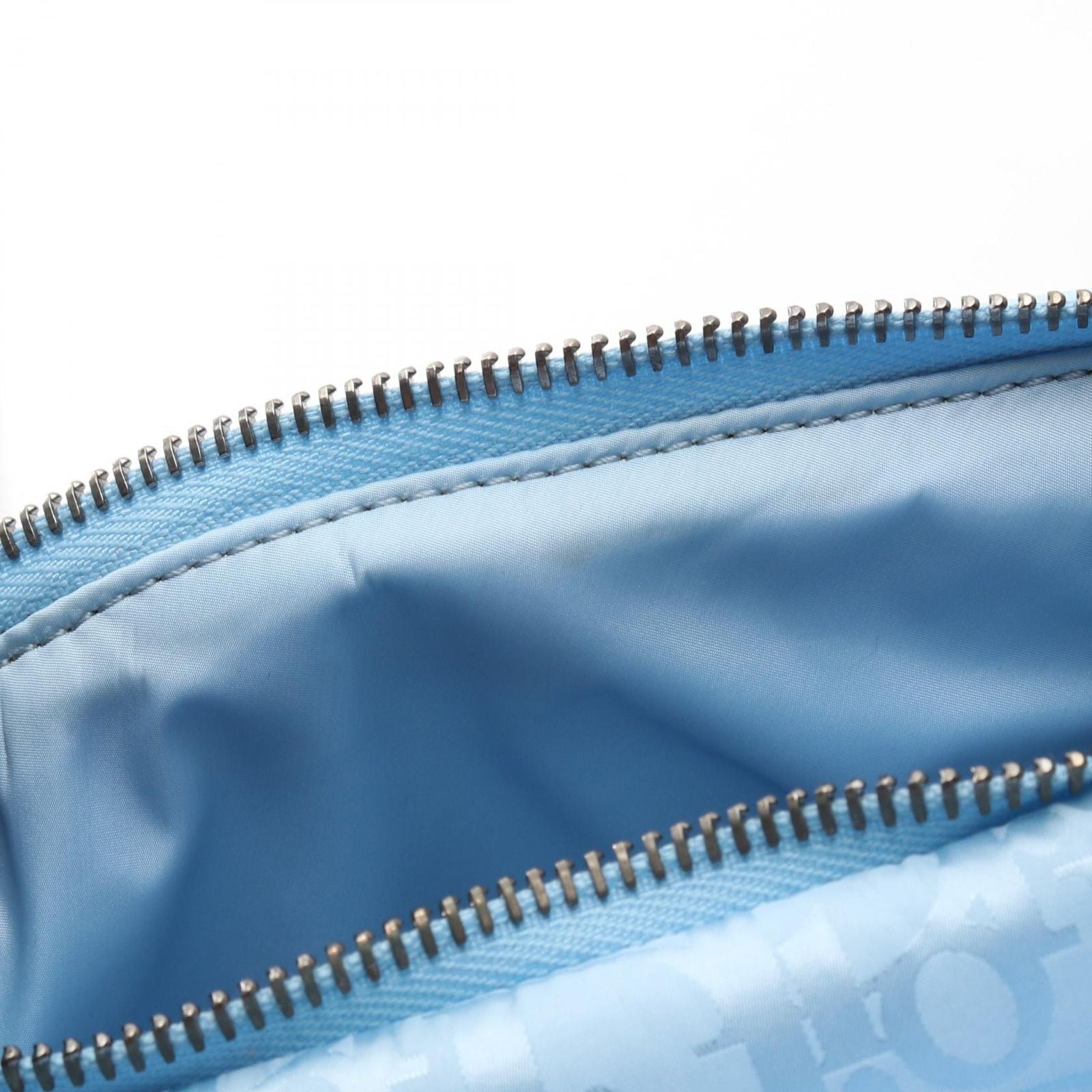 Dior Waist Bag Body Bag Dior × Erl Saddle Bag Oblique Light Blue Nylon Leather