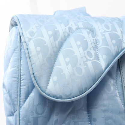 Dior Waist Bag Body Bag Dior × Erl Saddle Bag Oblique Light Blue Nylon Leather