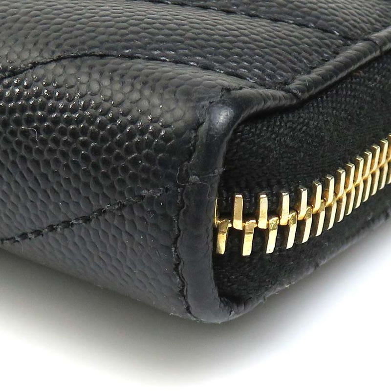 Saint Laurent Round Zipper Long Wallet