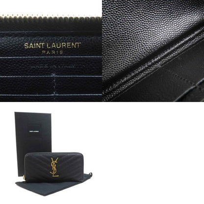 Saint Laurent Round Zipper Long Wallet