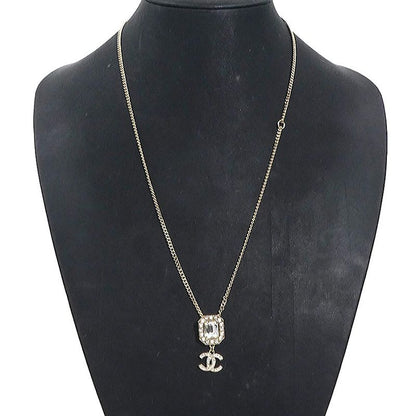 Chanel Crystal Embellished Gold-Tone Necklace