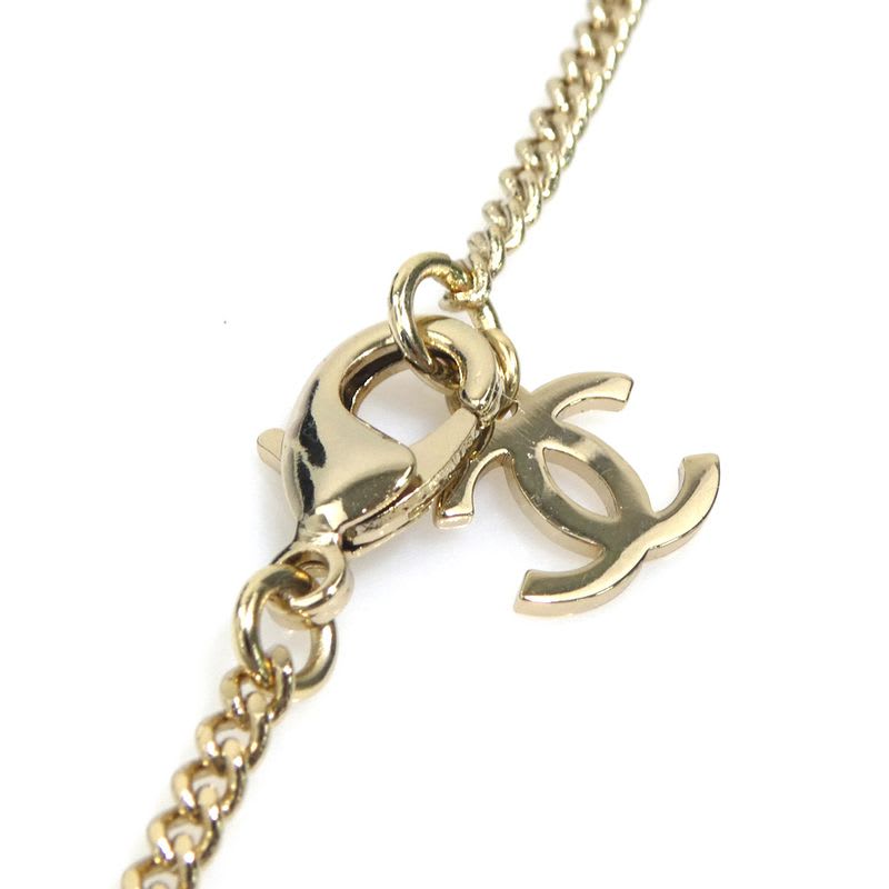Chanel Crystal Embellished Gold-Tone Necklace