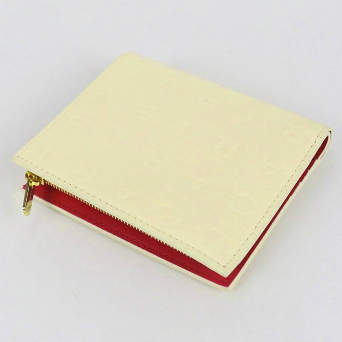 Bvlgari Logomania Bifold Wallet Calf Women's