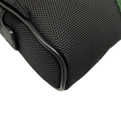 Gucci Waist Pouch Sherry (web) 630919 Black X Dark Green X Red Cotton