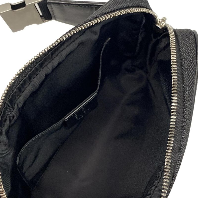 Gucci Waist Pouch Sherry (web) 630919 Black X Dark Green X Red Cotton