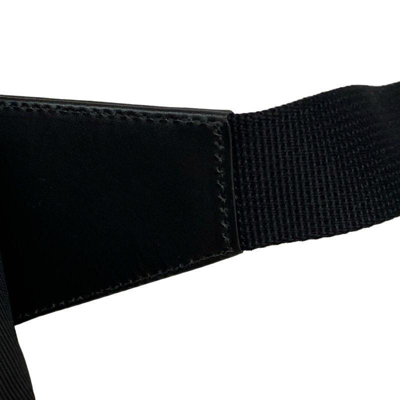 Gucci Waist Pouch Sherry (web) 630919 Black X Dark Green X Red Cotton