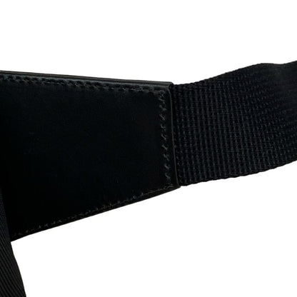 Gucci Waist Pouch Sherry (web) 630919 Black X Dark Green X Red Cotton