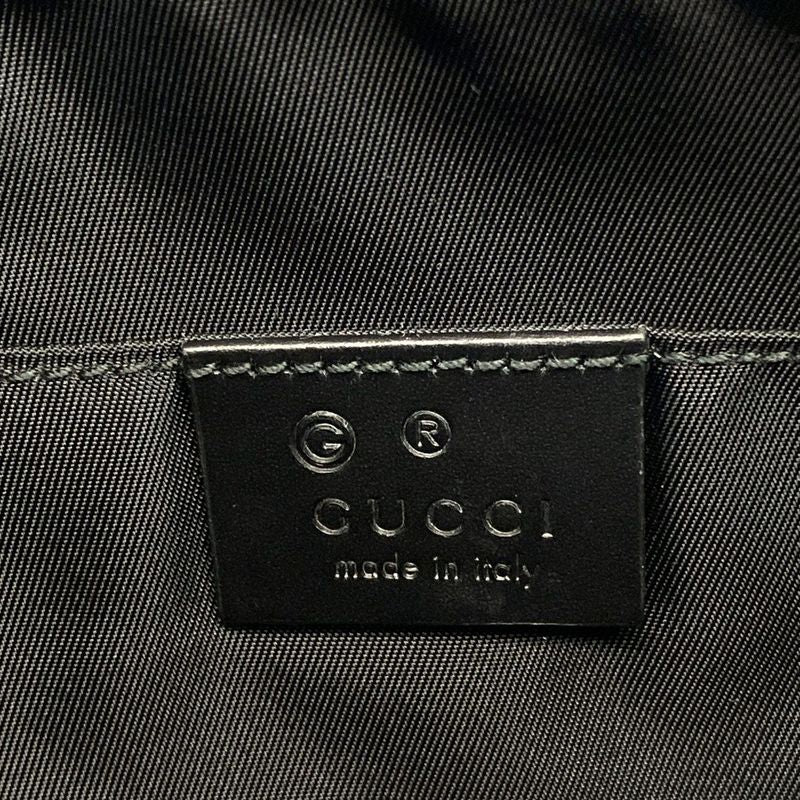 Gucci Waist Pouch Sherry (web) 630919 Black X Dark Green X Red Cotton