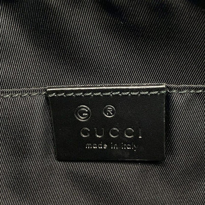 Gucci Waist Pouch Sherry (web) 630919 Black X Dark Green X Red Cotton
