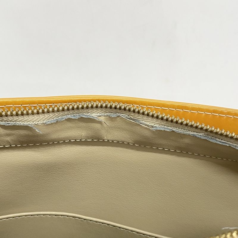 Louis Vuitton Tote Bag Vernis Houston M91004 Beige Ladies