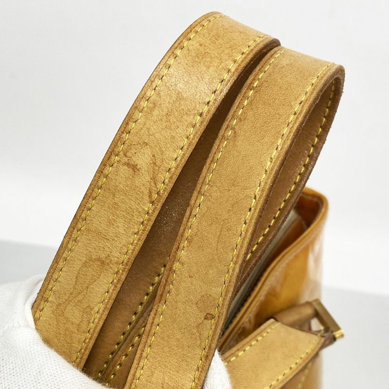 Louis Vuitton Tote Bag Vernis Houston M91004 Beige Ladies