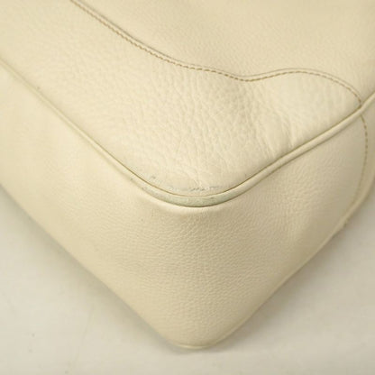 Gucci Handbag Bamboo 282315 Leather Ivory Gold Hardware 2way Bag Ladies