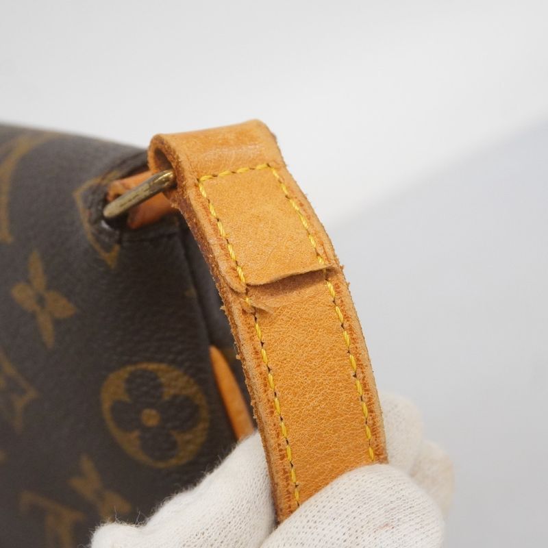 Louis Vuitton Shoulder Bag Monogram Musette Tango Short Strap M51257 Brown