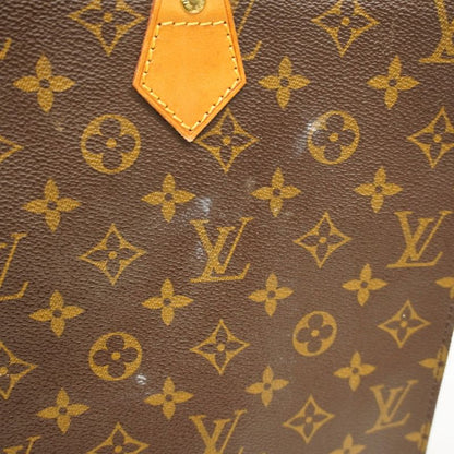 Louis Vuitton Tote Bag Monogram Sac Plastic M51140 Brown Ladies