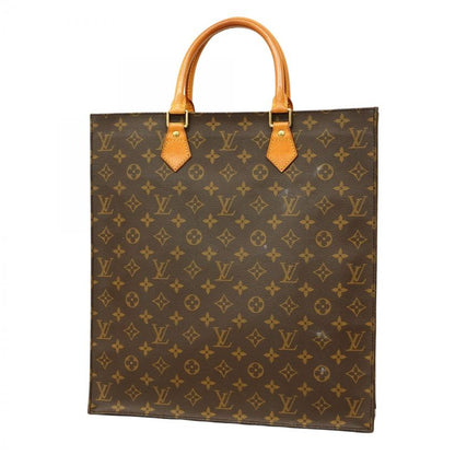 Louis Vuitton Tote Bag Monogram Sac Plastic M51140 Brown Ladies